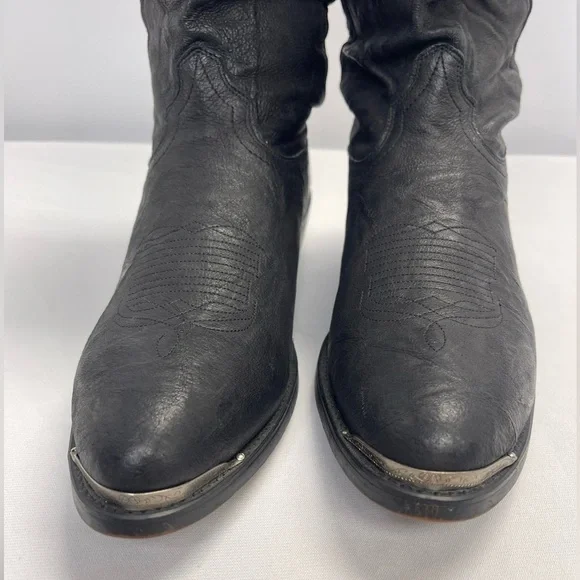 Durango Black Leather Boots (SB5) - Picture 3 of 8